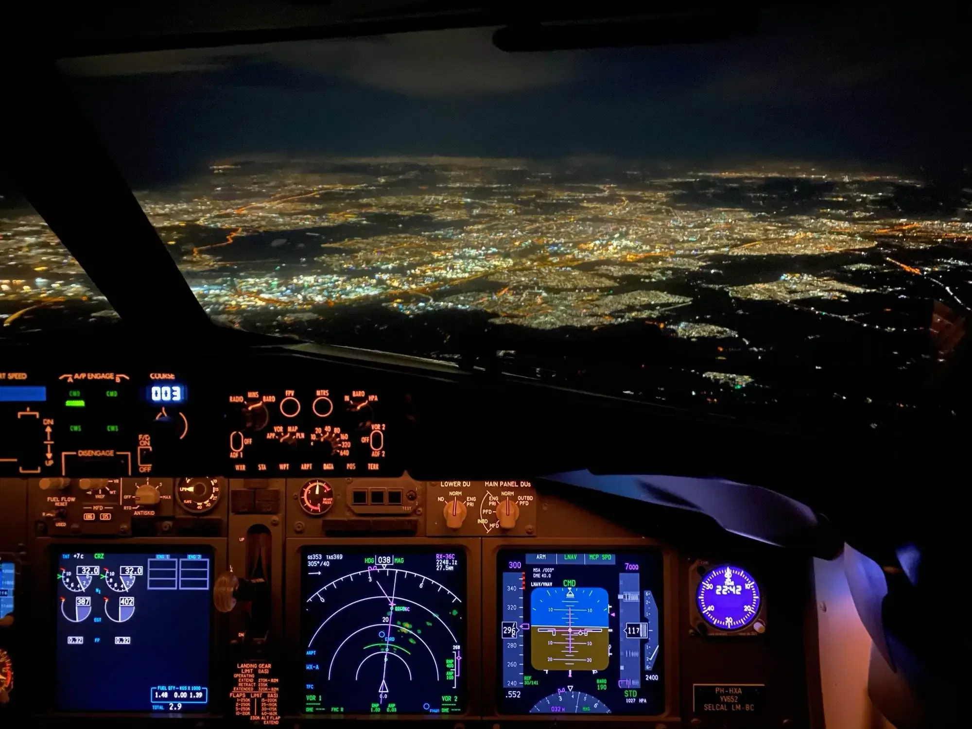 SKY academy in the cockpit